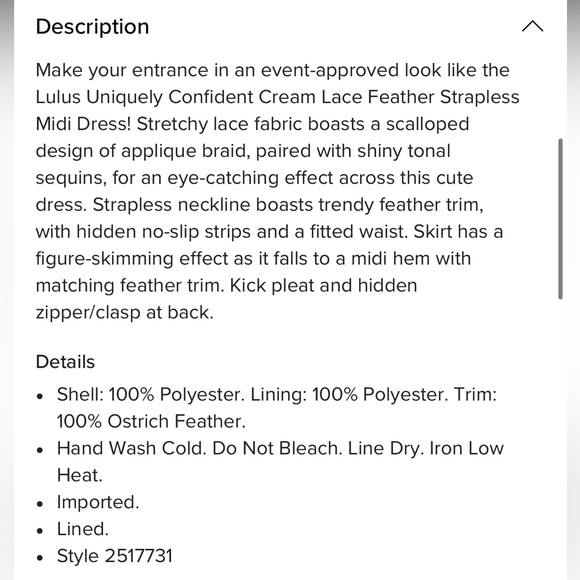 Strapless midi dress - Picture 7 of 7